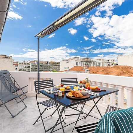 شقة Spitalieri 2 - Superb Terrace Panoramic View Ac نيس المظهر الخارجي الصورة